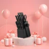 19-piece-knife_7 19 Piece Knife Set with Storage Block and Built-in Sharpener